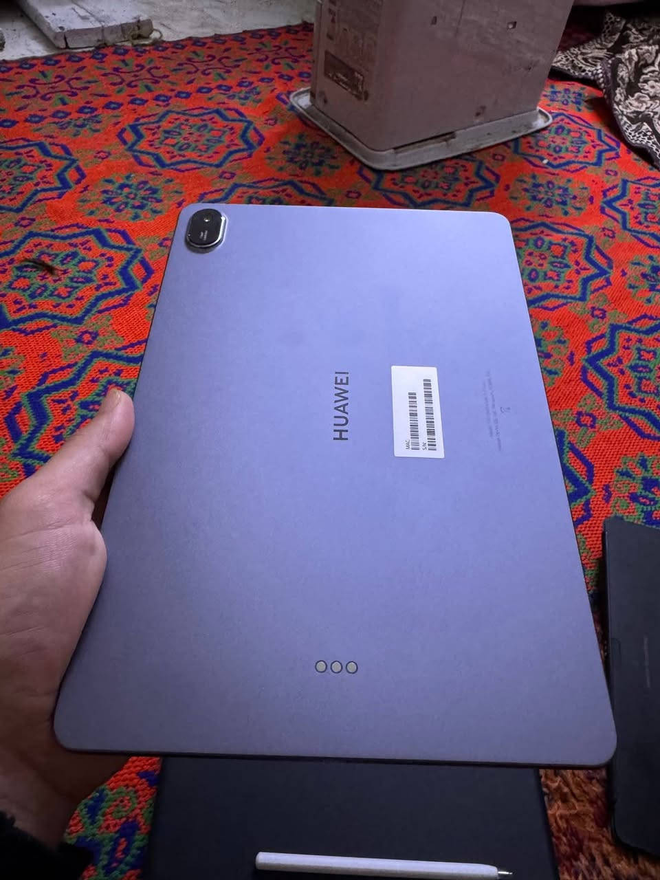 هواوي ميت باد 2025) 11.5)
حقيبة هواوي الاصلي  يتميز بشاشة ورقية وضد الانعكاسات
ذاكرة 256
hz 120 شاشة
كيبورد+حافظة+ملحقاته كامله 
يدعم اشتراك اوفس مجانا مدى الحياة وورد واكسل وبور بوينت اصدار الكمبيوتر
يفيد الطلاب والموضفين وحتى الالعاب
السعر 350 وبي مجال 
العنوان بغداد
***********
