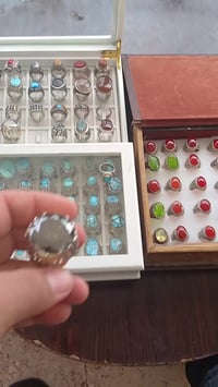 خاتم فضة 925 • موزونايت • شهادة