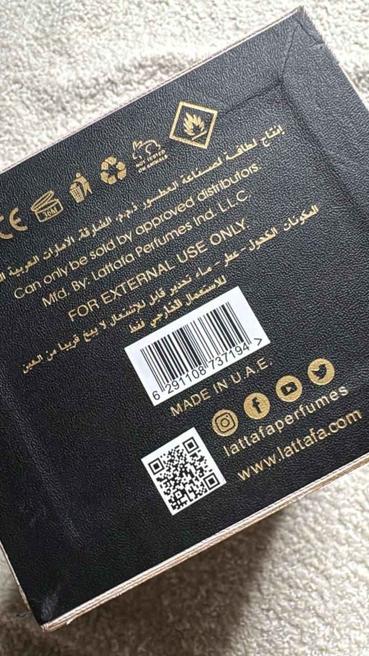عرض خا ص💰🔥 

عطر خمره من شركة  لطافه ،💖

عطر لكلا الجنسين ❤️❤️

عطر خمرة من لطافة ..🔥

قنبلة بالثبات والفوحان ⚡

عطر متفرد انيق جذاب وعصري 

تحفة فنية لعشاق التميز والفخامة 🖤
#توصيل_كافة_المحافظات


**إذا كنت صاحب هذا الإعلان وتريد حذفه لأي سبب، رجاءا أرسل رسالة إلى الدعم الفني**