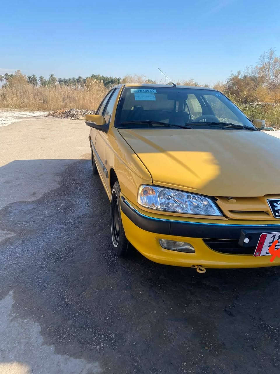 السلام عليكم بيجو بارص مديل15باسمي كير مكينة وتبريد حدادية أمامية خلفية تخم تاير كفاله عامه  العنوان الديوانيه قضاءالسنيه مصفرة من الهيئة والغرامات سياره كفاله عامه من كلشي رقم بايل *********** سياره وضع شركه
