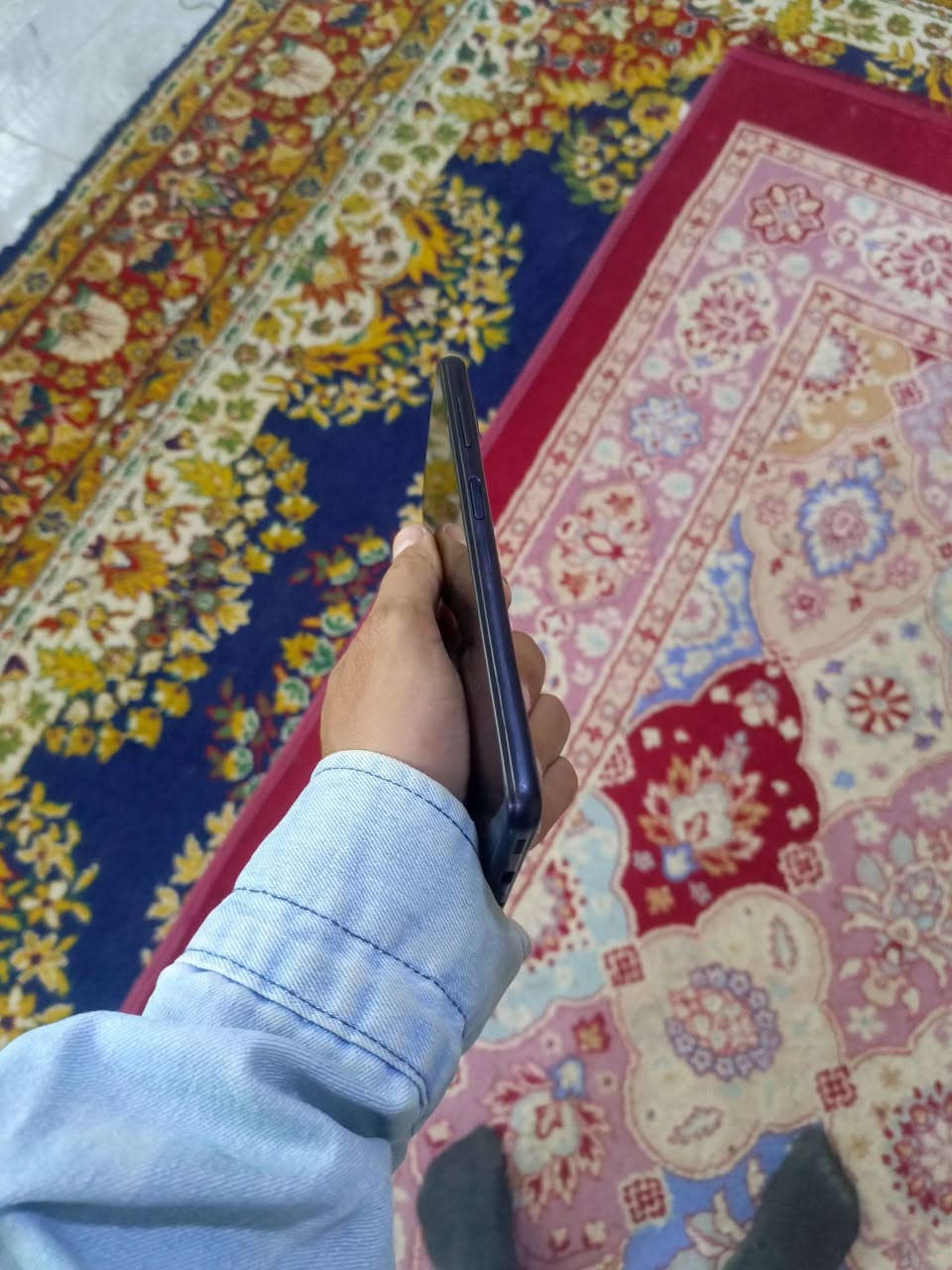 سلام عليكم جهاز A22 اس ذاكره 128 نضيف كلش عل فحص سعر 75 مكاني رمادي رقم تليفون ***********
