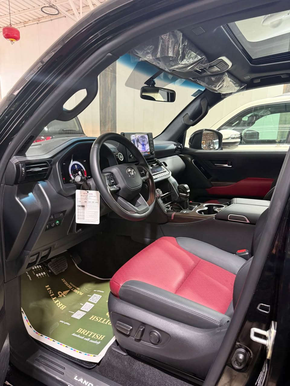 * لاندكروزر GXR لمتد 2025 زيرو بلاك ادشن رقم بغداد كامل مغلفة ppf
* ⁠سعد العبيدي (7700637589)
* ⁠الموديل : 2025 مغلفة ppf
* ⁠الفئة: GXR / LIMTE بلاك ادشن
* ⁠السعر (117 مليون)
* ⁠اللون اسود رقم بغداد 
* ⁠العدد (400 كم) داخل جلد (احمر واسود)
* ⁠محرك  6 سلند (4000) تنفس طبيعي
* ⁠رادار خلفي مانع تصادم امامي 
* ⁠لد في الشباك الامامي 
* ⁠دوسات جانبية نيكل 
* ⁠شباك امامي اسود بلاك
* ⁠اريل نفكيتر سبايدر شمعة
* دعاميات كت (لحاية) 
* ⁠ترايش ابواب نفخ ايرباك عدد (8)
* ⁠بصمة تشغيل بصمات ابواب عدد (5) 
* ⁠شاشة امامية كبيرة 
* شاشات خلفية عدد (2)
* ⁠كامرات عدد 4 (360 درجة) 
* ⁠فتحة سقف (سلايت) 
* ⁠كراسي الامامية كهرباء 
* كراسي الامامية تبريد 
* ⁠مقاعد (7) راكب دفع رباعي (4 * 4) 
* ⁠ثلاجة وسطية جنطة كهرباء 
* ⁠تبريد شاشة شاحن واير ليس 
* ⁠حساس امامي خلفي 
* ⁠مري طي كهرباء 
* ⁠وباقي مواصفاتGXR المتد المعروفة 
* ⁠السعر (117) مليون رقم بغداد
* بغداد - معارض النهضة - الشارع الثاني - شركة ذرى الخليج هـ(***********) بغداد, العراق
