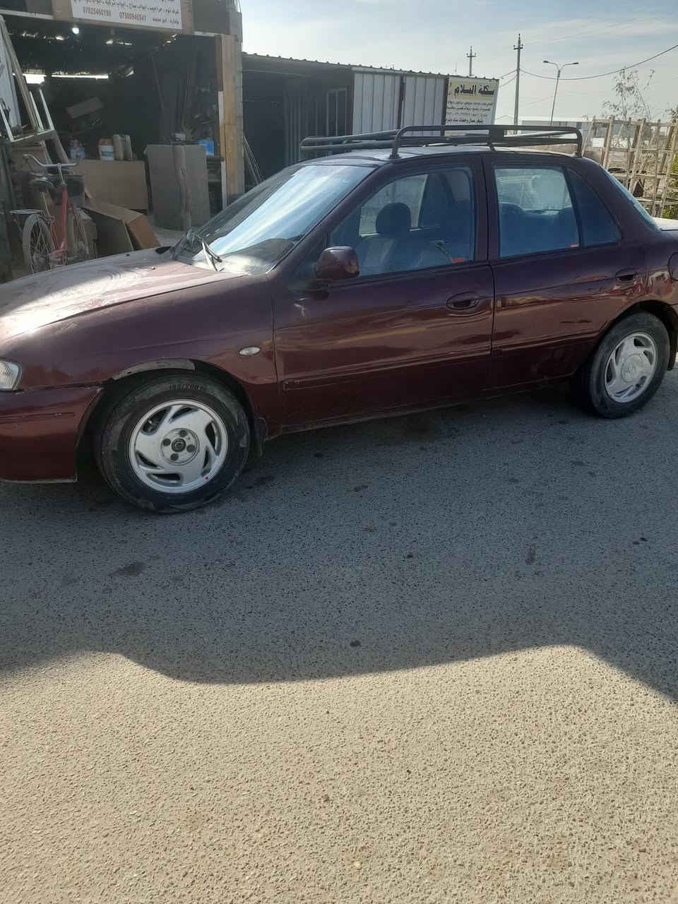 كيا سيفيا بغداد دولي هزة جديدة موديل ٩٥ محرك خير من الله كير اوتو صدر جديد لوك داخل وسط تبريد ليك فقط بي منظومة كاملة سيارة ترايك للبصرة للإستفسار *********** *********** مكان السيارة بغداد الدورة او اللطيفية مدخل حي السلام السعر ٤٠ بيه مجال بسيط
