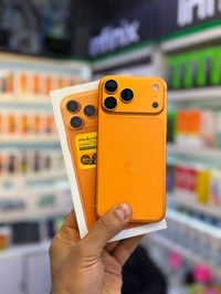 ايفون 17 بروماكس عربي شرق اوسط نسخة الشريحة  ذاكرة 256  بطارية 100  مش...