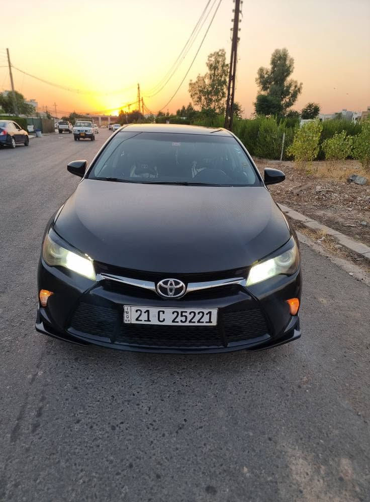 Toyota camry 2015 se  

کامری ٢٠١٥ se ئەمریکی ڕەشی بریسکە
 ٤ بستۆن

تەحەکوماتی سوکان تحدید سورعە
پادڵ شەفت و گێر سپۆرت و تۆماتیک
کوشن نیو جلد کوشنی سایەق کارەبایە

گێر و مەکینە نەکراوەتەوە 
٢٤٧ هەزار کم ڕۆیشتوە 
٣ پارچەی پێشی بۆیاخە
زۆر بە کەمی ناوی گرتوە 
سەقف وسنوق کاڵبونەوەی هەیە
یەک دو پەڵەی بچووک ساردی هەیە 

بۆ زانیاری زیاتر/ ژ.م   *********** أربيل, العراق
