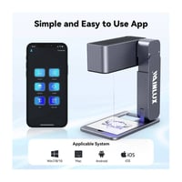 ليزر قوه ١٠ واط اصلي مساحه العمل ٨سم بسعر ٧٠٠ دولار مخصص نقش جلد وبلاس...