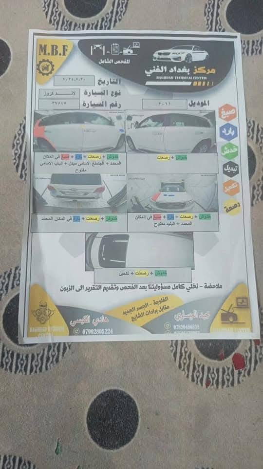 ﷼ سلام عليكم الندكروز 2011ستينيه رقم بغداد دولي بسمي مكان سياره الانبارالخالديه /سونار مرفق معه صور / سياره خير من الله رقم هاتف ***********
