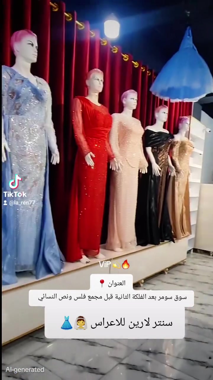 سنتر لارين للأعراس ✨
أناقتج تبدأ من عدنا 🤍
أجمل فساتين الأعراس والسهرات بتفاصيل تخطف الأنظار 👰🏻
📍العنوان: [سوق سومر بعد الفلكة الثانية قبل مجمع فلس ونص النسائي ]


**إذا كنت صاحب هذا الإعلان وتريد حذفه لأي سبب، رجاءا أرسل رسالة إلى الدعم الفني**