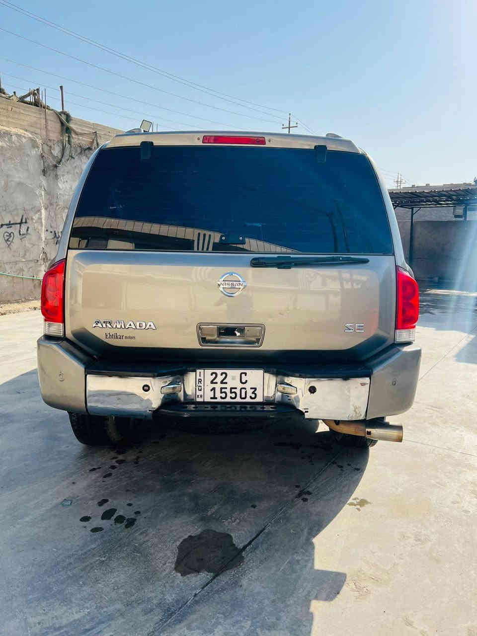 نسيان ارمادا ٢٠٠٦ خليجي كفالة عامة بدون صبغ بدون تبديل ليبل واحد فور ويل فول مواصفات سياره جهازة من كل النواحي بدون نقص حرفيا ككير مكينه كفالة رقم اربيل بسمي تحويل ثاني يوم السعر ٨٠ وترهم #مراوس بكاسحة او ٥٤٠
علما بيها نواقص كماليات فقط خابر وادلل مكاني دجيل صلاح الدين ***********
