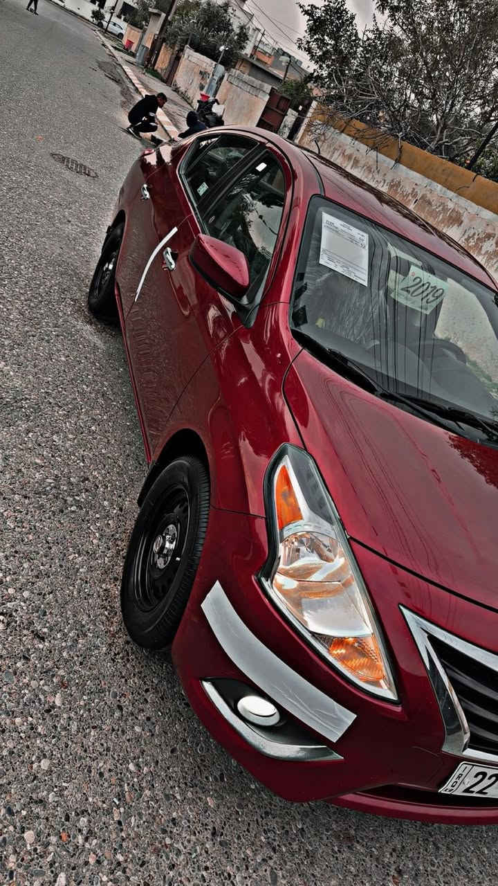 نيسان فيرسا 2019 حادث جاملغ خلفي صبغ جاملغ امامي تبديل بدون دواخل وايرباك سعر 100 رقم الهاتف ***********
