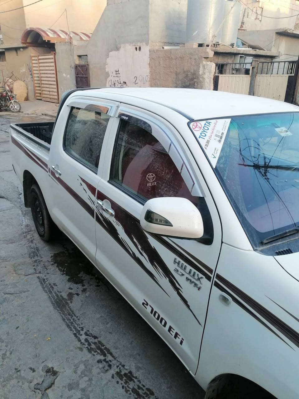 تويوتا هايلوكس موديل 2008 كركوك اي ضربه مابيها بشرط واي معجون مابيها رقمها كركوك انكليزي شاصي ١٩ حصة بانزين بيها عنوان كركوك حي النور الممدوده *********** تبريد شغال تدفه شغاله صدر بشرط
