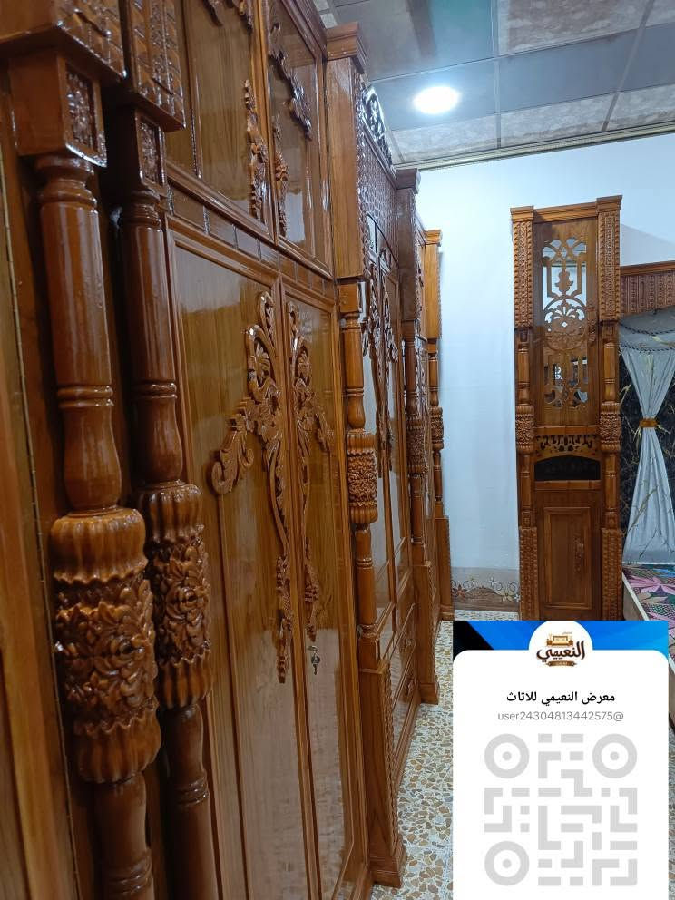 ✨ معرض النعيمي للأثاث الراقي 

🏆 من أجمل الغرف الي شتغلنها 
✅ مواصفات مميزة وراقيه 
🔹 (داخل وخارج صاج)
🔹 صاج خارجي 5 ملم
🔹 صاج داخلي 4 ملم
🔹 6 أبواب ومتوفر 5ابواب 
🔹 صبغ حراري عالي 

📍 العنوان:
الجانب الأيمن – الصناعية القديمة – قرب جامع أبو زعيان.

📞 للاستفسار والحجز:
***********
***********
***********

معرض النعيمي للأثاث الراقي
🌟 الجودة التي تثق بها... والأناقة التي تستحقها. موصل, نينوى
