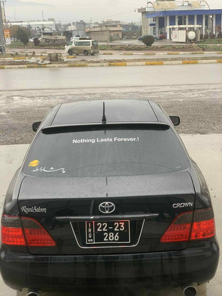 شاهینه بڕاوە ....
2007 بەسمە ڕەساسی دوو دووگمە ..
مەیکینە 180 ی بچوک بە گەورە بێ دووکەڵ.....
تەبرید سارد🥶و گەرم 🔥..
بریکی بەستراوە . 
چوار ویل و تایەی سفرم بۆ بەستوە . ..
پیش و پشت کەپس ...

شوین//حاجیاوا...ڕانیە 
ژ.م//*********** رانية, السليمانية
