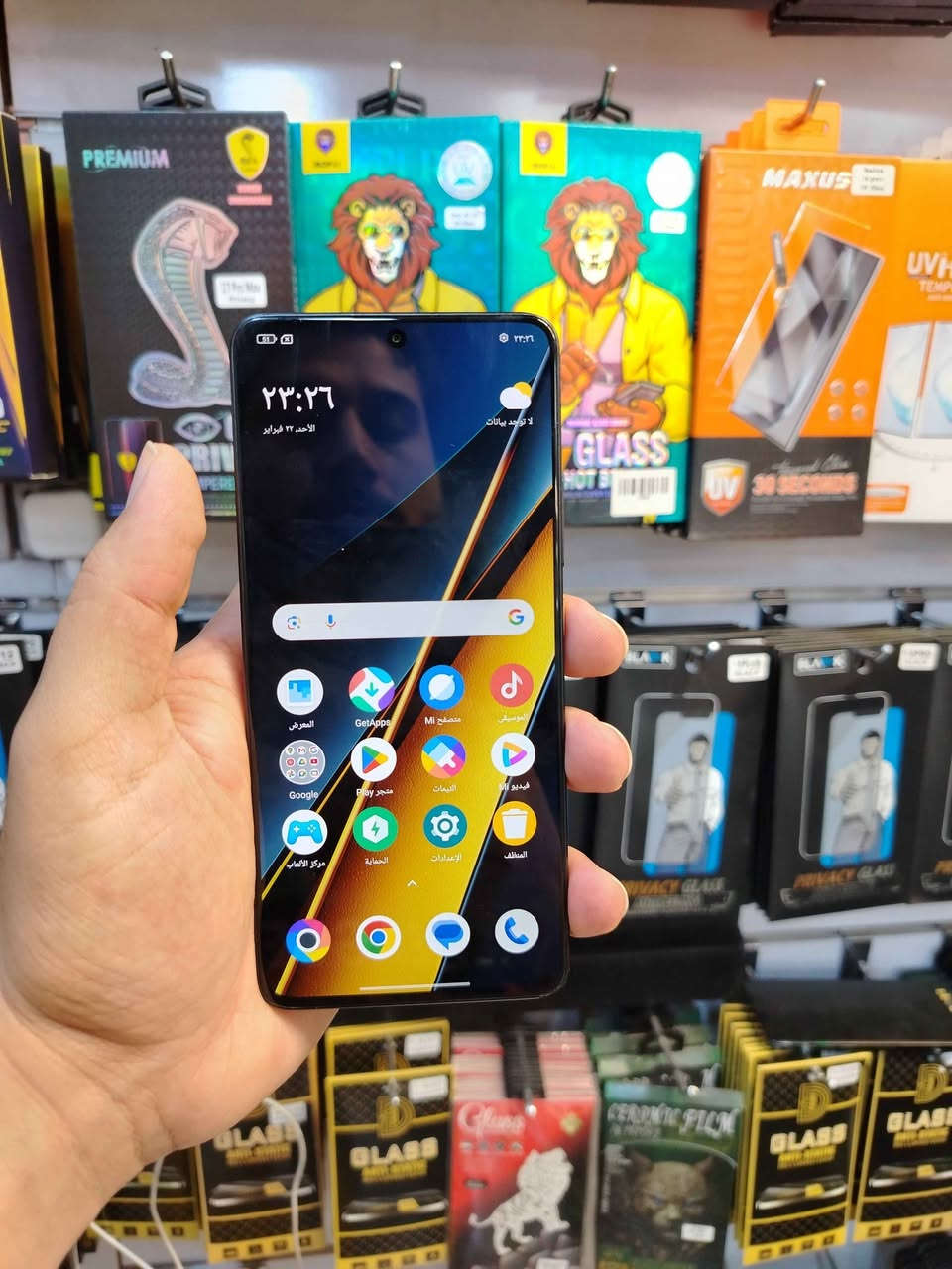 بوكو x6pro ذاكرة 512 جهاز معروف بالمواصفات بدون غراض سعرة ١٨٥الف بيه فقط نقطة أسفل الزاوية اليمنى زغيرة مماثرة بأي شيء الباقي مكفول علضمان مكاني بغداد العامرية للإستفسار الاتصال وتساب*********** بغداد, العراق
