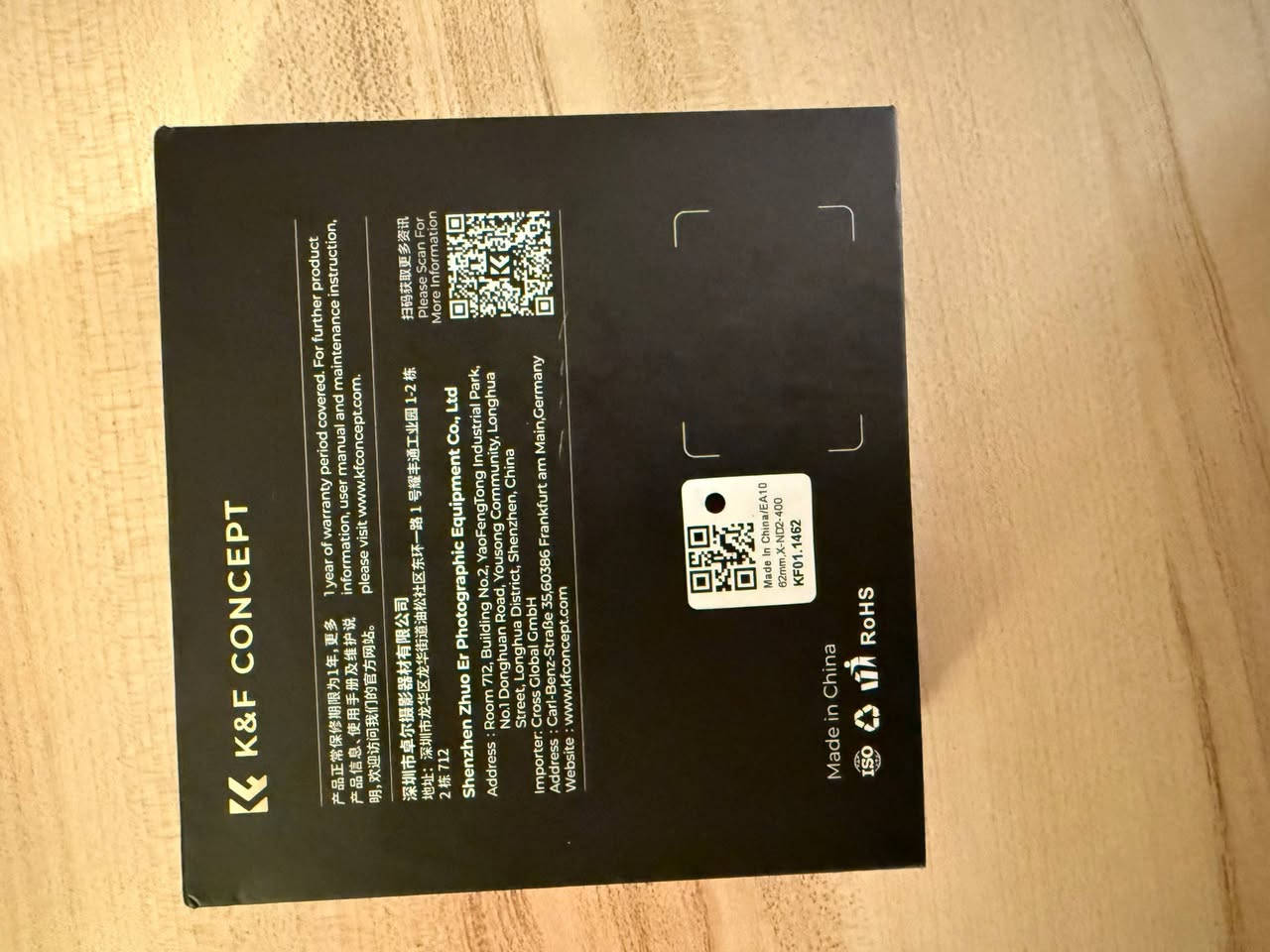 📸 للبيع فلتر عدسة أصلي
K&F Concept Nano-X
Variable ND (ND2 – ND400)
المقاس:  62mm
ويّا العلبة الأصلية والكيس
💰 السعر: 65,000 دينار  
📩 الخاص مفتوح توصيل جميع المحافظات   الاتصال***********
