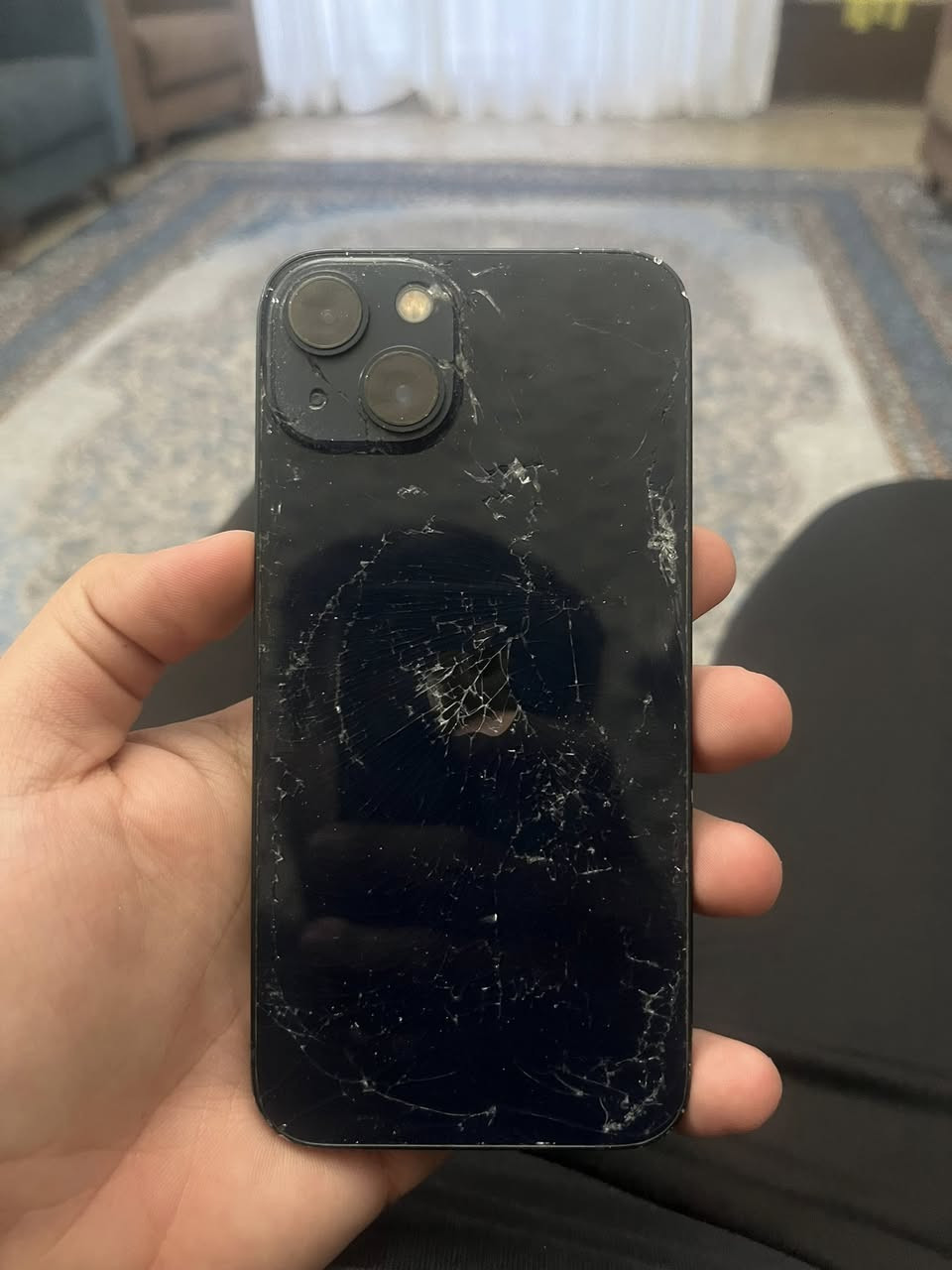 آيفون 13 عادي للبيع بـ350
مكسور الظهر فقط الجهازي بلادي كله سليم (نورمل) بطارية 78 خدمه ذاكرة 128 للاتصال واتساب او هاتف ***********
