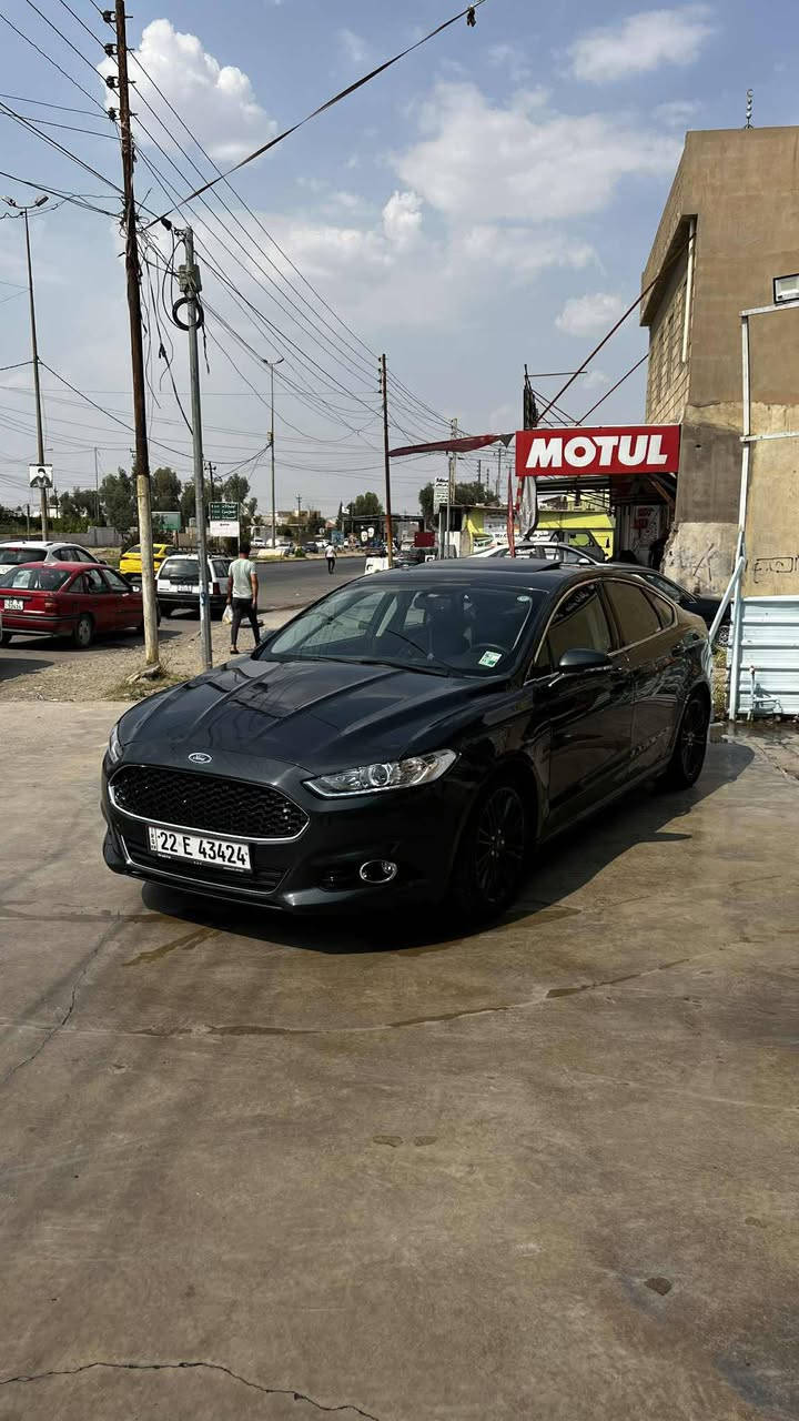 فورد فيوجن موديل 16 محرك 2000 توربو تسارع رهيب ماتصرف عليها دينار مراوس هم ترهم حسب الاتفاق
*********** اتصل وتدلل 
فول مواصفات للاخير 
1-كامره دواره 
2-فتحة سقف 
3-اشاير بل مري
4- دخول ذكي بدون مفتاح
5- ببصمه ابواب اربعه 
6- بصمه تشغيل 
7 تشغيل عن بعد 
8-محرك كير تبريد شرط 
9 تحويل وكاله شرط 
10- رقم أربيل مسطره 
11-صدر امامي خلفي جديد
12- تايرات جديد 
13- لايت زينون
14- كشن سائق مع صدر كهربائي 
15- كشن خزن
16- بصمه صندوق 
17- شاشه كبيره بلاد
18- تحكم ستيرن جهتين
19- نضام الدشفول عربي 
20- كشن جلد
الضرر شويه من بنيد 
جاملغ اليسار واليمين بدون معجون شرط اثر شخوط فقط
