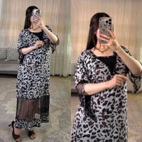 دشداشة نسائي • خامة زبدة • فري سايز