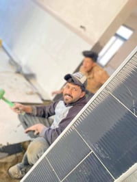 جانب من أعمالنا في إحدى المنازل متخصصون في تطبيك جميع أنواع المواد 🔘 ا...