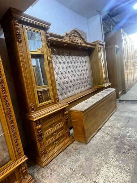 سلام عليكم ورحمة يعلن معرض علي العبيدي الاثاث المستعمل عن وجود غرفة نوم مستعملة موديل مسرح سلايت 
كلهه زان مصري صاج داخل وخارج الوجه خمسة ملم داخل أربع ملم الظاهر مالتك جرجوبه برغي داخل تفاصيله حلوه للحجز أو للاستفسار اتصل على الرقم ***********
