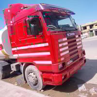 سكانيا بطه موديل 95 للبيع  سياره جاهزه مكينه 8//حجم 143 // تبريد سبلت ...