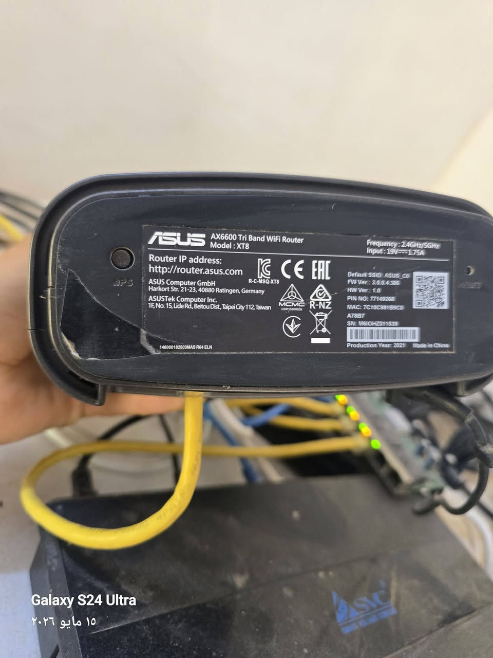 للبيع راوتر ديكو Ax6600
من شركه Asus
 قطعتين واحد بيه عطل وثاني شغال  بيه ضمان سعر ١٥٠ يوجد توصيل

من شركه asus العالميه


**إذا كنت صاحب هذا الإعلان وتريد حذفه لأي سبب، رجاءا أرسل رسالة إلى الدعم الفني**