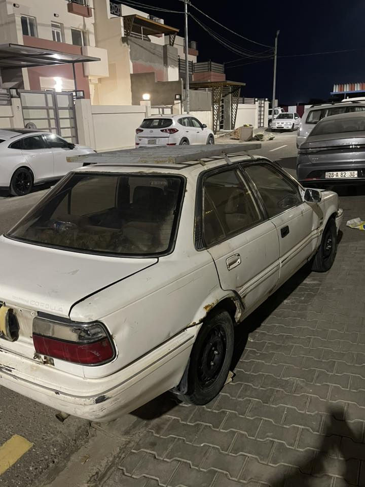 كورلا مديل 89 
رقم نجف مشروع وطني 
سياره باسمي مداور ثاني يوم 
السعر 20 ورقة 
العنوان / نجف حي النصر
واتساب / ***********
