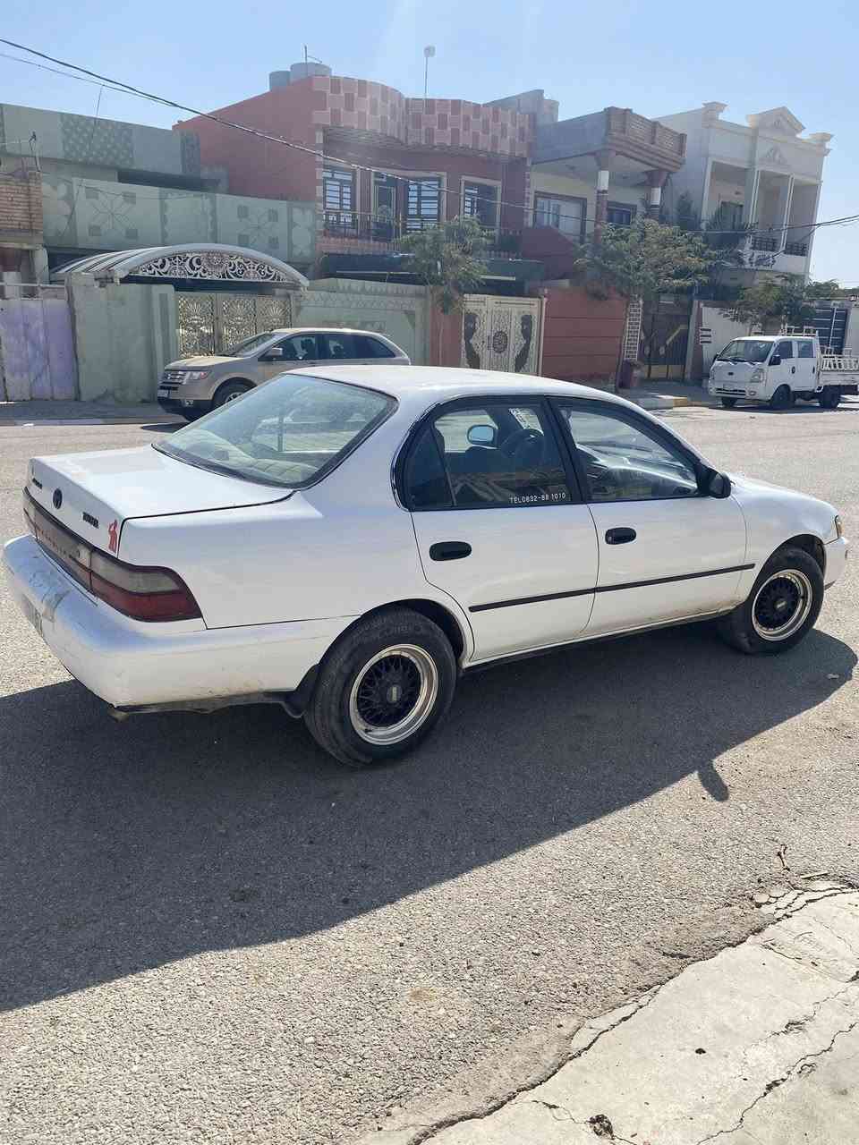 السلام عليكم كورلا 95 يسره بلاد كير عادي رقم سليمانيه تحويل ثاني يوم سنويه جديده   كير محرك مكفولات 
بلاد مو تحوير السعر 57 وبي مجال العنوان ديالى قره تبه 
رقم الهاتف ***********
