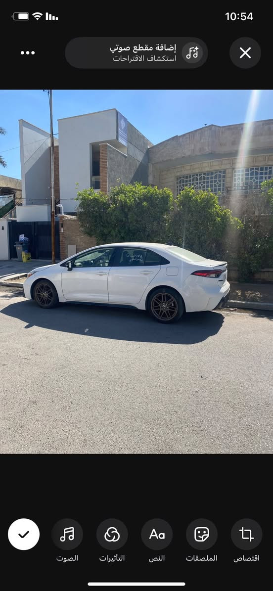 كورلا 2024 وارد   امريكي
هايبرد. 
بلاك ادشن se بلس بلاك 
لون ابيض 
ماشيه 42 الف 
 بيه حادث امامي بجم  مصبوغ بيه بنيد  وبيه طخه خفيفه كلش على الجاملغ الخلفي  بعده مثل ماهيه 
الجاملغات نفسهن مال سياره بس بيهن تكحيل خفيف 
شواصي مابيه صبغ ولا معجون  لغد مابي شي بدون دواخل 

 ملاحظه اكو طخه على الجاملغ الخلفي اليسار خفيفه جدا  ركز على الصور 

السياره أمريكيه وليست صينيه 

‏‭0788 684 2607‬

موقعها بغداد حي الخضراء 
مرقمه بغداد باسمي 
السعر 145 نهائي غير قابل للتفاوض  رجاءا لتخابرني وتعاملني على السعر  رجاءا
