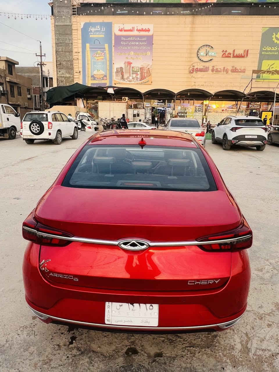 السلام عليكم
شيري اريزو 6 موديل 2022
فول موااصفات 
هاي فئة الفول شباب 
ماشيه 50 الف 
المواصفات : 
حجم المحرك ١٥٠٠ تيربو 
كير اوتو ماتيك ٨ نمر 
فتحه سقف 
٨ ابرباك 
سلايد روف 
حساس خلفي 
لايت ليد 
كشاف ليد 
بك لايت ليد 
ويل ١٧ 
مفتاح التشغيل بصمه 
شاشه كبيرة 
كاميرا دوارة 
٤ كامرات ٣٦٠ درجه 
انارة داخليه ليد 
كشنات جلد 
كروز سرعه 
اوضاع قيادة ٢ نورمل وسبورت 
تبريد لمس 
تشغيل عن بعد 
تبريد قطعتين 
هاند بريك بصمه 
مرايه كهرب
نضام مانع انزلاق 
رقم بغداد بأسمي  
مكاني بغداد 
السعر 115 ورقه 
***********
