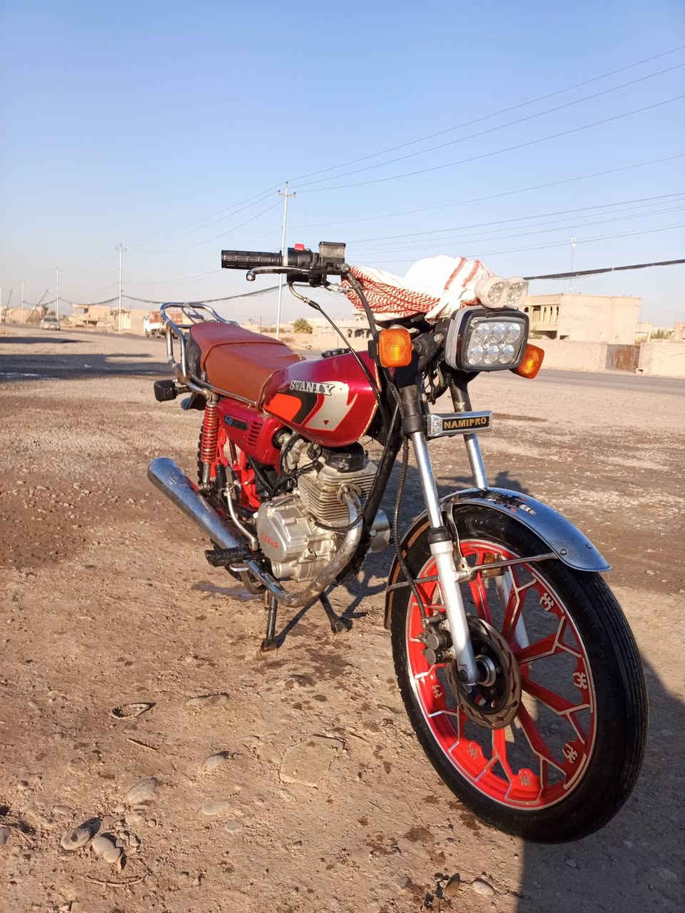 السلام عليكم ما بعد السلام
دراجه سيفان "موديل2023  دراجه أنضف من الصور محرك اخرس كهربائيات كلها شغاله سلف نگره ما ناقصها برغي"  سعرها 425 وبيها مجال للطيبين' الأستفسار أكثر الأتصال على الرقم *********** ه
