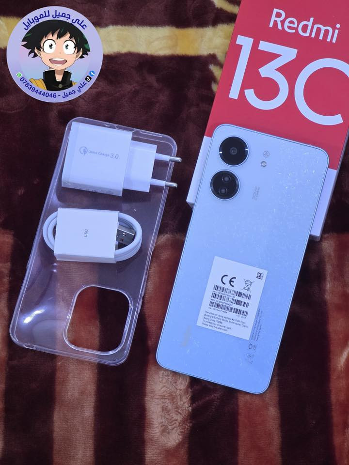 ☎️ واتساب 📞 !!! ***********
   
🌕 مستخدم 🌕            ✋🏽 اصلي شرط ✋🏽         

للبيع / موبايل ريدمي 13C
ذاكره /  256  ::  رام / 8
الموبايل حاله حال الجديد 
بطاريه / 5000 مللي أمبير 
ملحقاته / شاحنه + كارتون + حافظه 
 
 🛑 السعر  🔥 ///        ١٠٥     فقط  

🚙 التوصيل مجاني لجميع محافظات العراق 🚙
