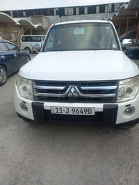 باجيرو حبتور لون أبيض موديل 2008 سياره دعاميه صبغ اماميه صبغ شبر جاملغ...