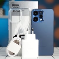 اوبو رينو 15. 5G كامل ملحقات سماعه +ستاند +كرتين ضمان شاشة +بطارية + ش...