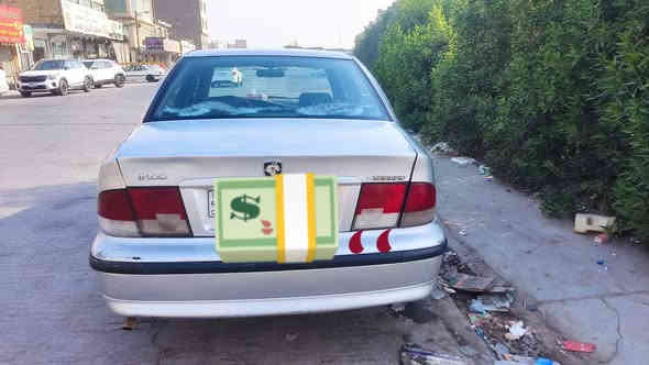 بيها طخه ببل الجاملغ الورا جهت السايق 

السياره مصبوغه عام اخذتها هيج 

السياره مال بيت حته تكسي ماشتغلت بيها 

السياره تتوني مبدل بيها كير جديد ايراني اصل 

مكينه مابيها تبخير السياره نضيفه ماعايزها شي انشاء الله  سعرها 32وبيها مجال اللسعر االي ببالك اكتبه واذا نرهم تاخذها وتروح 

ااي شي تحتاج راسلني خابرني  وتشلع عيوني وتاخذهن س ***********
