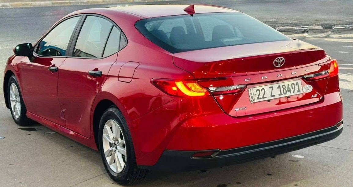 Toyota Camry Hybrid  LE  2025

تويوتا كامري هايبرد 2025 ) بانزين وهايبرد

اللون :- احمر❤️❤️❤️‍🔥❤️‍🔥

الموديل 2025

السياره مرقمه اربيل - رقم و سنويه هزه جديده لحد 2030

المحرك 2500cc 

الحادث - بنيد صبغ 
تعديل بل البراكيت

ايرباك استيرن 

 👇🏻👇🏻👇🏻المواصفات👇🏻👇🏻👇🏻

• شاشة كبيرة

• كاميرا خلفية

• حساسات خلفية

• رادار امامي

• مانع تصادم

• تصحيح مسار

• مثبت سرعه

• مانع انزلاق

• استيرن متحرك

• تدفئه مقود

• نقطة عمياء

• مانع تجاوز

• حساسات مانع تجاوز

• بصمة تشغيل

• بصمة أبواب

• دخول ذكي

• شاحن ويرلس

• اضوية اماميه زنون LED

• اضوية خلفية LED

• ليد زنون نهاري

• ويل قياس 18

• نظام ECO + TRIP

• نظام GPS + خرائط

• 3 أنظمة قياده ECO / Normal / Sport 

• اوامر صوتيه

• بلوتوث

• مدخل USB + AUX

للتواصل *********** 

السعر 19800$$

العنوان بغداد زيونه بغداد, العراق
