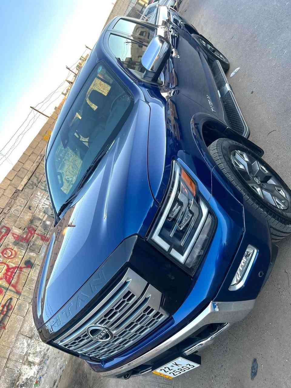 نيسان تيتان فئة بلاتينيوم اعلى فئة 
الموديل 2023
اللوحة اربيل 
اللون نيلي
الممشى 49 ميل
الايرباك- اللغد- الشاصي سليم بدون ضرر
الحادث بسيط جدا
السعر 280 $
الاستفسار *********** بغداد, العراق
