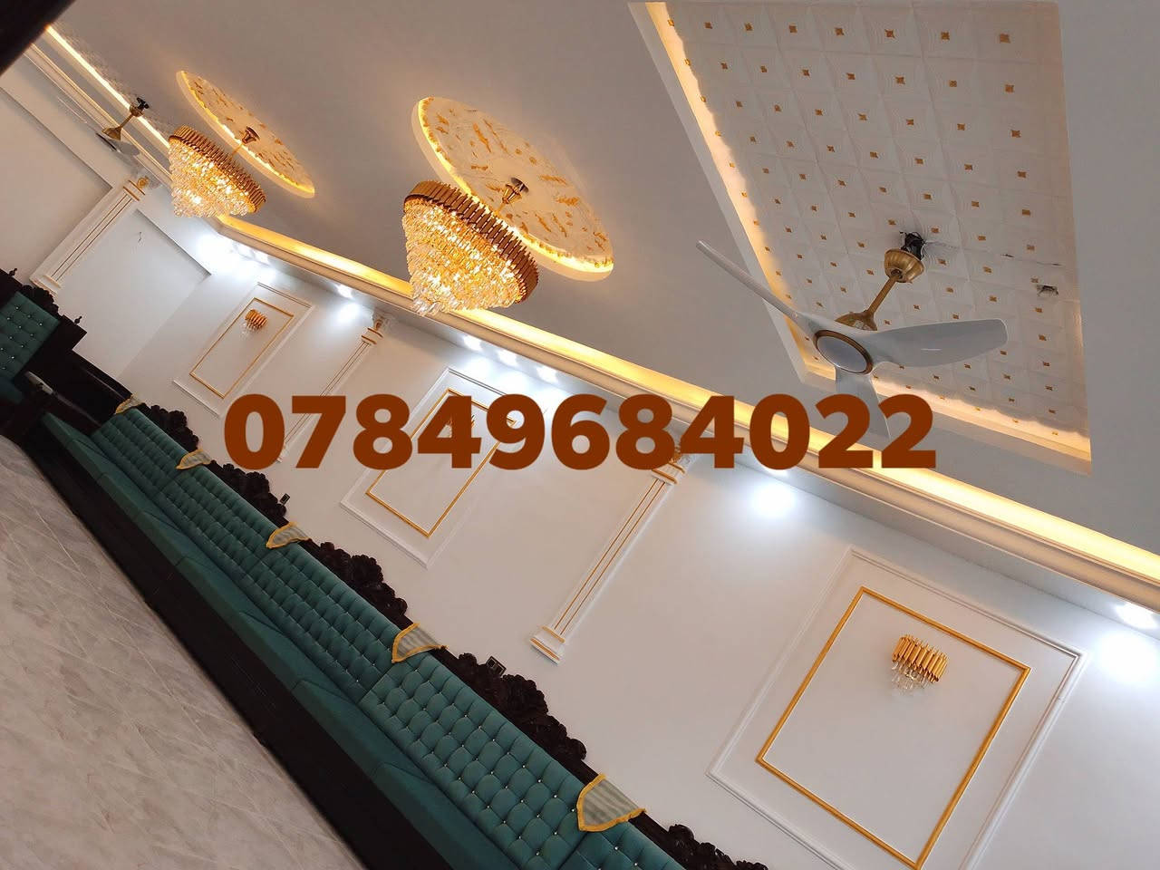 الاصباغ والديكور مغربي 
ورق جدران 
سقوف ثانويه 
تغليف الواجهات 
ترميم
