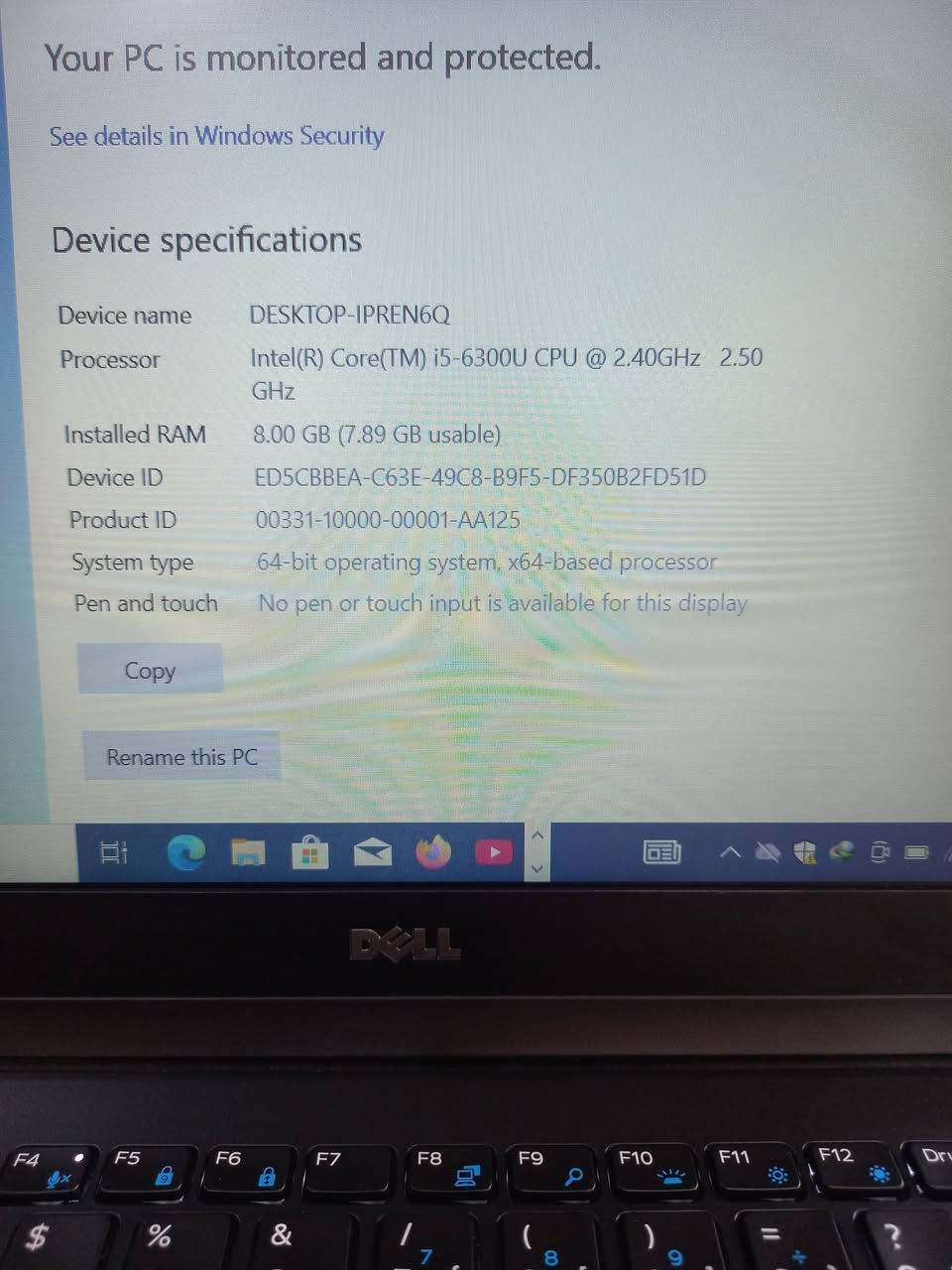 لابتوب دل dell 
الجيل السادس
المعالج كور اي 5 الجيل 6
الهارد    256 ssd 
الرام 8.  ddr4 
كارت الشاشة  4  شير 
حجم الشاشة  14 
الشاحنة اصلية 
يحتوي على منفذ تايب سي للشحن او نقل البيانات
نظام التشغيل ويندوز 10 عربي انكليزي 
الملحقات شاحنة وجنطة 
السعر  180
***********
***********
يوجد توصيل

متوفر 
تتوفر مجموعة لابتوبات بأسعار مناسبة ومواصفات
