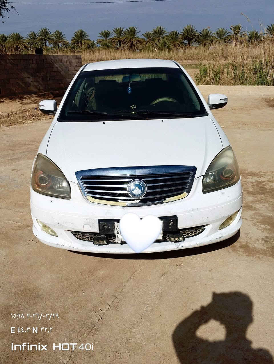 جيلي موبل موديل 2012رقم نجف بسمي بيه بارد باب السدر ول باقي مكفول لا تنقيص ولا تبخير السعر 52وبيه مجال مكان السياره بابل ***********
