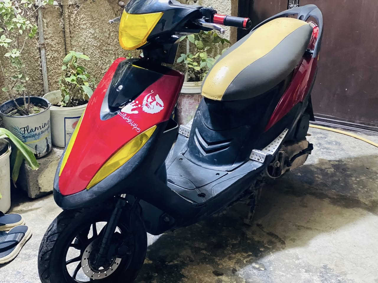 دراجه ماكس عدله للبيع 
المكينه بلاديه فقط بوشه ٥٥ 
كفرات مختمه 
***********
بغداد الحسينيه
