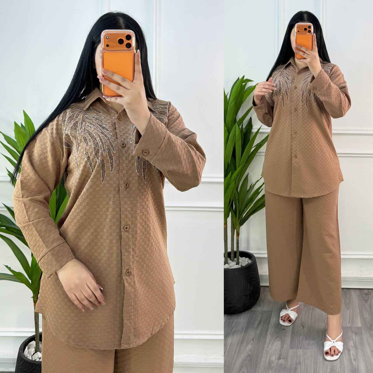 جديد كليآ
سوت نسائي ماستر كوالتي ستراس درجة اولى 

فري سايز يلبس جميع المقاسات قالب راهي 

خامه بهاري 

122 الف 

طول القميص 80
طول البنطلون 100 قياسات استندر
سعر مفرد 14


**إذا كنت صاحب هذا الإعلان وتريد حذفه لأي سبب، رجاءا أرسل رسالة إلى الدعم الفني**