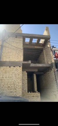 هيكل للبيع ١٢٥م واجهة ستة مال بيت بنية طابقين ونص  الطابق الارضي   است...