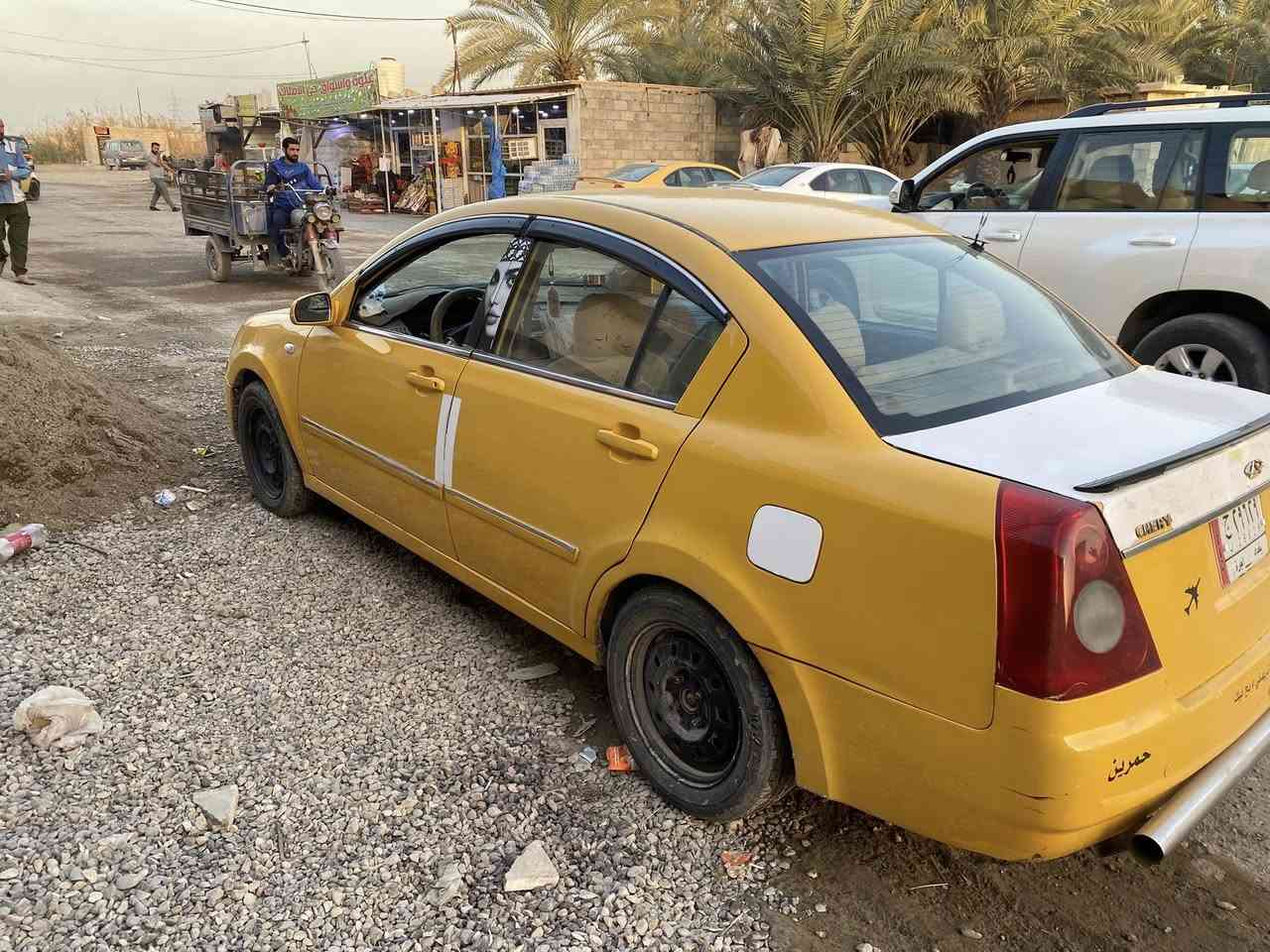 السلام عليكم اخواني شيري A5   موديل 2010 كير ومحرك كامري ابو جف تخم تاير جديد يرهم مراوس او بيع رقم بغداد تحويل مصفره هيه و غرامات سعر 35 مكاني ديالى تقاطع قدس ***********
