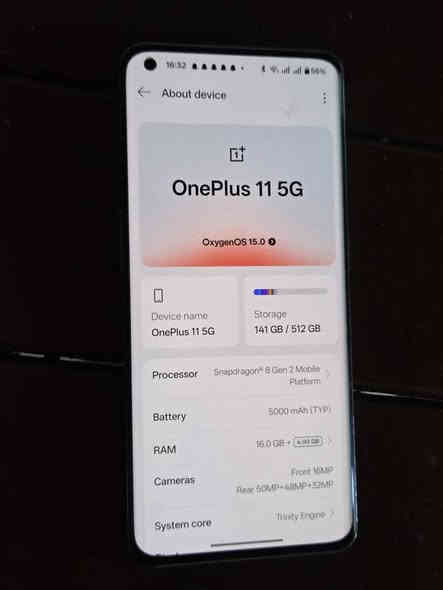 OnePlus 11
شاشەی وردە شوختی هەیە 
باقی زەمان 
قوفلی ٢٨٠ دۆلار 
٥١٢ ڕام ١٦
بێ ئەشیا
دوو سیم
Snapdragon 8 gen 2
pubg 120 fps
فول 
زەمانی هەمو شتێک 
ناونیشان هەولێر 
گەیاندن هەیە 
*********** أربيل
