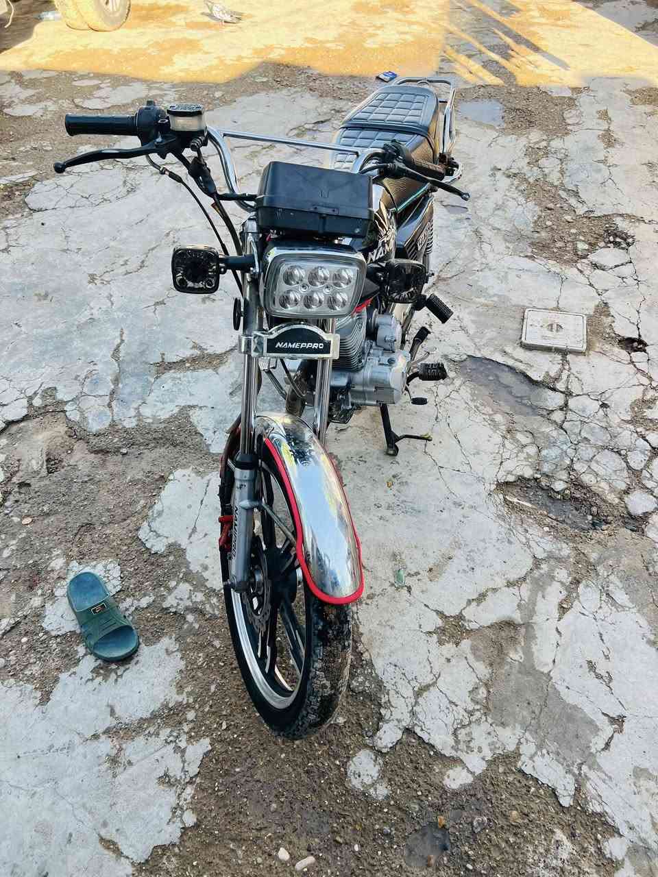 السلام عليكم دراجه  نامي برو(خمسه گير) للبيع محرك مفتوح 
موديل 2021 دراجه حلوه ما بيها اي نقص سعرها 375 وبيها مجال الشراي يتصل ‭***********‬
