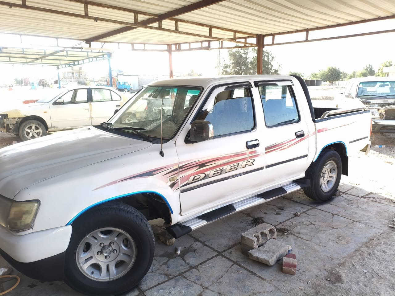 سلام عليكم بيكم دير موديل 2006 بخاخ دشبول نفخ

 رقم بابل (سياره مدفوع غرامات وضرايب ) مكفوله

 من ضربه وتبديل كير ومحرك شاصي اكسن شرط تخم

 تاير داخل نضيف سياره حلوه مال المكان الديوانية السعر 40وبيها حك جيه الاستفسار اتصل ***********,,
