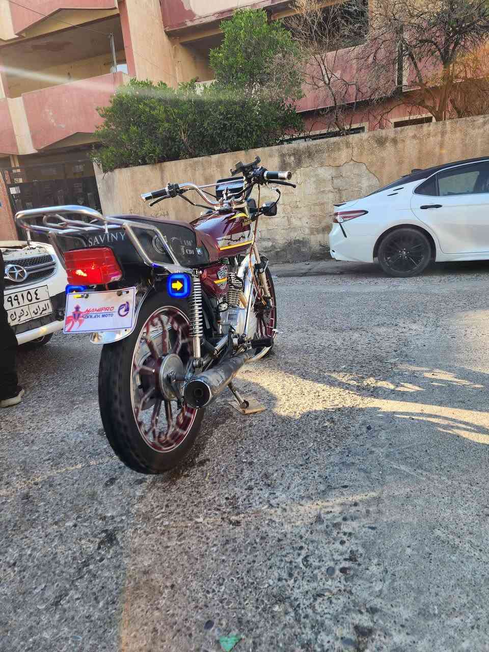 نامي برو هونزده 2023 
محرك كبس مامفتوح 
منفيس موجود 
كلشي شغال سلف لايت بك لايت اشاير باتري جديد تاير جديد ماطور كامل اي عيب مابي شرط 
اي صرف مابي ولا تهريب زيت
سعر ٥٢٠ الاف بي مجال 
رقم تواصل ***********
