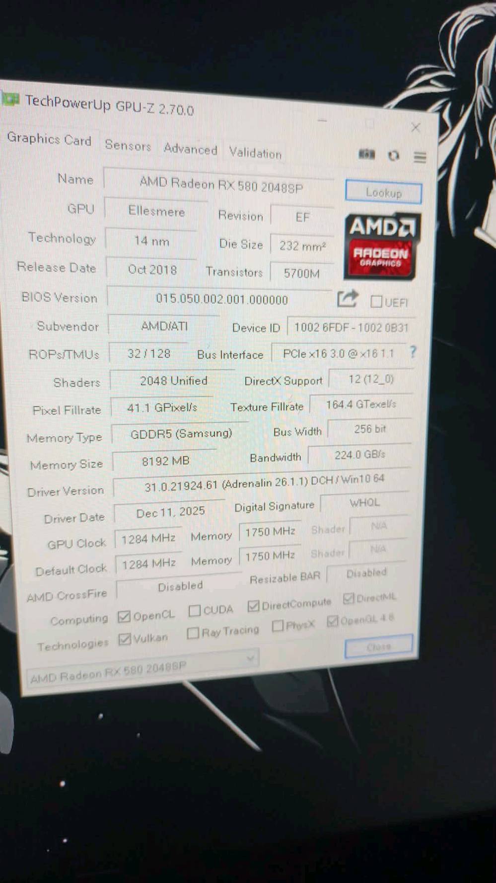 Rx 580 8gb