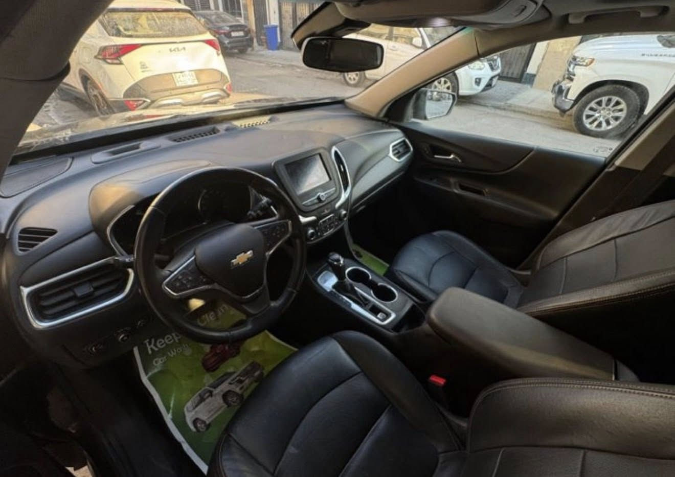 شوفرليت كوينكس 
الموديل : 2020 
اللون : اسود 
اللوحة : حرة بدون رقم 
المحرك : 1500 تيربو 
المسافة : 12 الف 
السعر :145 $ وبيها مجال 
العنوان : المنصور 📍
فول مواصفات بانوراما - كشنات جلد - تشغيل عن بعد - شاشة - صندوك كهرباء 
للاستفسار : ***********
